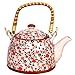 Purpledip Beautifully painted Ceramic Kettle (10147) RS.675.00
