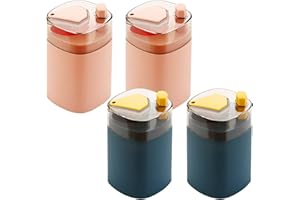 NC Distributeur Automatique de Porte Cure Dents 4PCS Distributeur Cure Dents Boîte de Rangement pour Contenant de Cure Dents Seau de Cure Dents Pop Up Push Toothpick Holder Portable