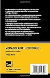 Image de Vocabulaire Français-Portugais pour l'autoformation. 5000 mots