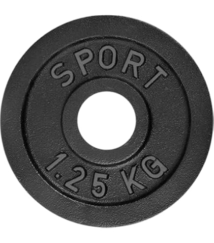 Yes4All Disques de poids standard en fonte de 2,5 cm, 19,5, 25,4, 38,1