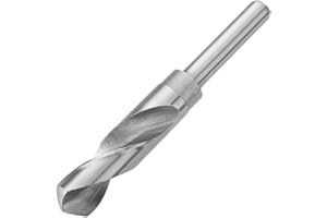 Utoolmart - Punta da trapano elicoidale diametro 21 mm, gambo dritto 150 mm, lunghezza totale in acciaio ad alta velocità per foratura su metallo duro, acciaio inox, ghisa, 1 pezzo