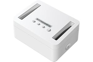 VAYDEER Metal Lock Storage Box,Lockable Box for Food, Medicines, Tech and Home Safety,Timer Medicine lock Box with Child Lock and LED Display, Locked Time can up to 365 days