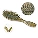 QYGZ Professional Handmade Natural Green Sandalwood Hairbrush with Wood Handle, Magic Detangling Hair Brush Scalp Massager for Fine Dry Thick Thin Long Coarse Frizzy Matted Knotted Hair