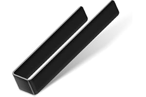 LIEBHEIM Toallero sin taladrar - Cinta Adhesiva de Montaje TESA y Superficie Adhesiva Extragrande - Toallero de Aluminio para Pegar - Edición 2023 (Aluminio Negro, 22)