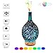 Produktbild MJro-jk Ätherisches Öl Diffusor, 3D Bunte Glas Aromatherapie Ultraschall Luftbefeuchter - 7 Farben zum Wechseln der LED, kein Wasser automatisch aus, Timer-Einstellung, kein BPA (100ml Aladdin)