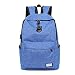 Produktbild QincLing 16 Zoll Männer Schule Canvas Rucksäcke Multifunktional USB-Ladung Laptop Rucksäcke