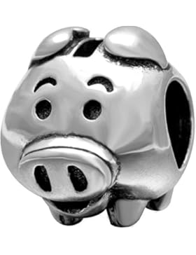Sparschwein Charm Bead–925Sterling Silber NEU