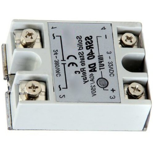 SSR-40DA Halbleiter Relais 3-32VDC / 24-380V AC / 40A - 2