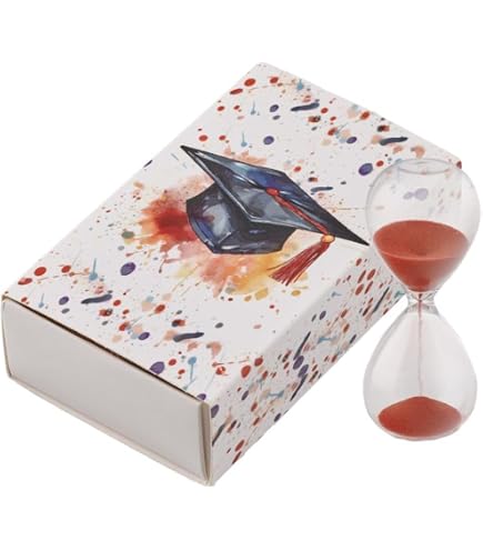 Generico 10 Coni portaconfetti Rosso 19 cm BOMBONIERA Laurea Serie Alloro Oro Stampato a Caldo bomboniere di Grande Effetto per Lauree