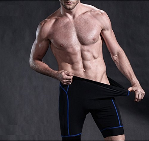 ALLY Fahrradhose radhose radlerhose Kurz mit Quick-Dry-Funktion / 3D COOLMAX Sitzpolster / Reflektoren - 6