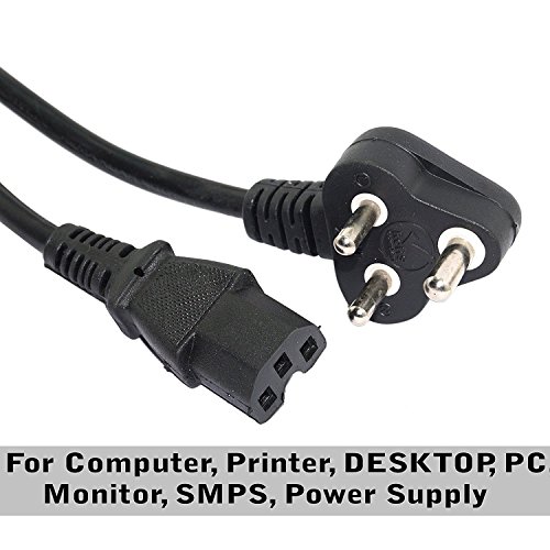 Storin™ Power Cable Cord Compatible With Monitor/CPU/PC/Computer/Printer/Desktop/SMPS - 1.2 meter RS.199 (80.00% Off) - Amazon Storin™ Power Cable Cord Compatible With Monitor/CPU/PC/Computer/Printer/Desktop/SMPS - 1.2 meter RS.199 (80.00% Off) - Amazon