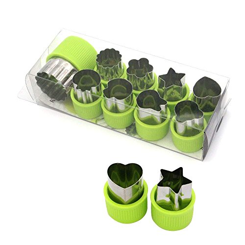 Avana 9 Stck Edelstahl Ausstechformen Gemse Obst Ausstecher Tiere Form Gemseschneider Keks Pltzchen Schneider Cookie Cutter Gemseausstecher Schutzgriff Fr Kinder Grn Avana 9 Stck Edelstahl Ausstechformen Gemse Obst Ausstecher Tiere Form Gemseschneider Keks Pltzchen Schneider Cookie Cutter Gemseausstecher Schutzgriff Fr Kinder Grn