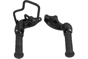 BAIONE Worldmotop Motorcycle Footpegs Rear Passenger Foot Pegs for Indian Scout 2015-2022 Scout Sixty 2016-2022 Scout Bobber 2018-2022 Foot Rests Pedal(black)