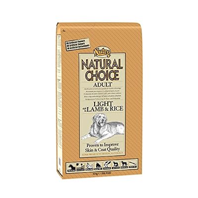 NUTRO NATURAL CHOICE Croquettes pour Chiens Adulte Allégé Riche en Agneau et en Riz 10 Kg