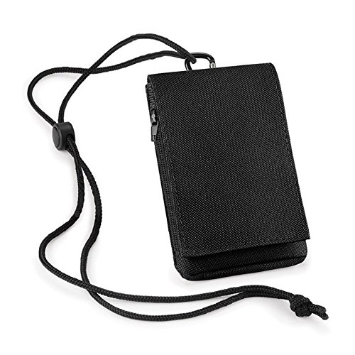 BagBase Unisex Telefontasche schwarz schwarz Einheitsgröße