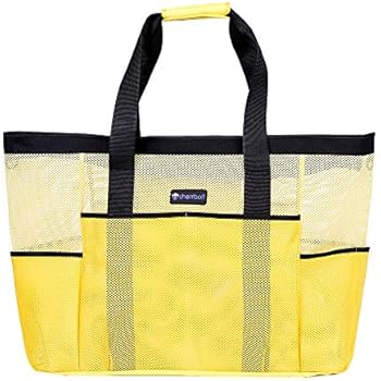 Faleto XXL Netz-Strandtasche Familie Mesh-Strand-Tasche Netztasche für