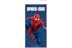 Arlis Drap de Plage Spiderman ou Serviette de Bain Spider-Man Marvel 70 X 140 Cm en Coton (Serviette Spiderman - 6)