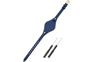 SANDEIN Correa de reloj compatible con Fossil, correa de repuesto de piel suave de 8 mm para Fossil ES3077 ES3148 ES3262 y ES4119 ES4176 Series correas de reloj