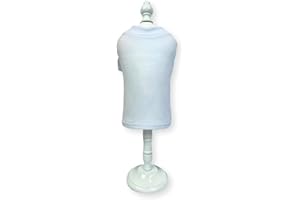 Cara Mia Dogwear 100% Cotton Dog T-Shirts for Small Breed Dogs (Medium, White)