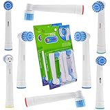 8 Cabezales de Recambio Oral B Sensitive clean Compatible con Oral-B