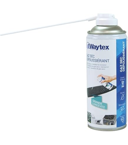 Bombe Air Sec APM 200ml - Spray Dépoussiérant Pour PC, Clavier, Appareils électroniques | Buse Précision