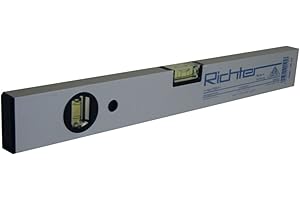 RICHTER LM-Wasserwaage, silber eloxiert ohne Magnet, länge 1000 mm, 1 Stück,1080/100CM