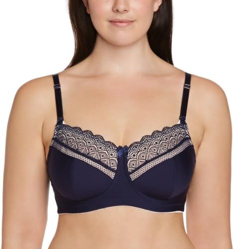 Hot Milk Women's Show Off Bra Nursing, Blue (Navy), 34FF