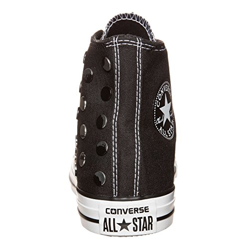 Converse Women’s All Star Hi Canvas Studs U, Black, 5 UK (37.5 EU)