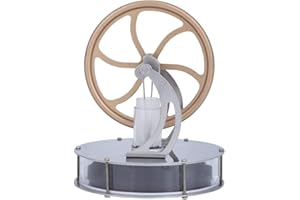 SALMUE Moteur Stirling, moteur Stirling à basse température, modèle générateur de chaleur à vapeur, modèle éducatif, jouet physique, exploration physique, cadeau pour enfants