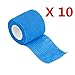 Produktbild Elastische Haftbandage, selbstklebend, blau, 5 cm breit, 4,5 m pro Rolle, 10 Rollen