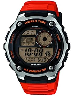 Casio Herren-Armbanduhr Digital Quarz Resin AE-2100W-4AVEF