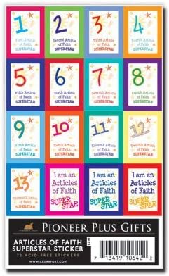 Articles Of Faith - Acid Free Stickers by Pioneer Plus