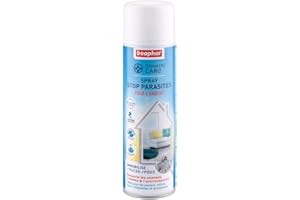 BEAPHAR – DIMETHICARE – Spray Stop parasites pour l’Habitat – Contre puces, tiques et poux – sans Pesticide et Insecticide Chimique – Idéal pour Les paniers/niches/Tapis – Action immédiate – 400 ML