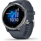 Garmin Uniseks Venu 2 010-02430-10 Smartwatch, Blue Granite, 1.3"