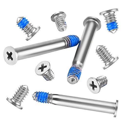 JSDL 4 x Case Fuß Gummifüße + Schrauben Schraubendreher Kit Set Ersatz für Apple Macbook Pro A1278 A1286 A1297 13 15 17 (nicht für Retina-Display) - 2