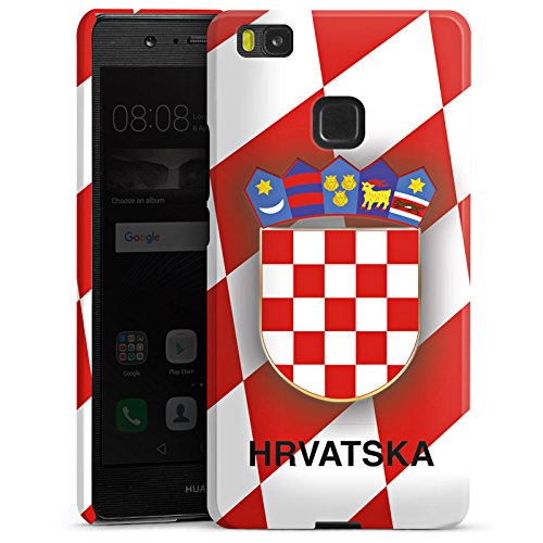 DeinDesign Huawei P9 Lite (2016) Hülle Premium Case Cover Kroatien Em Trikot Football Fussball