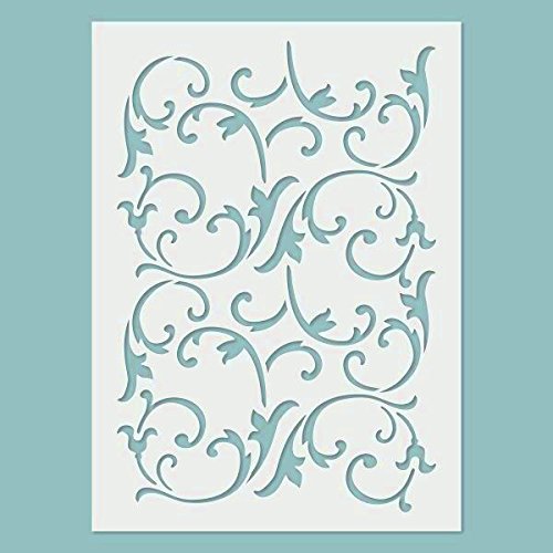 Schablone - Floral elements 01. Schablone, Stencil