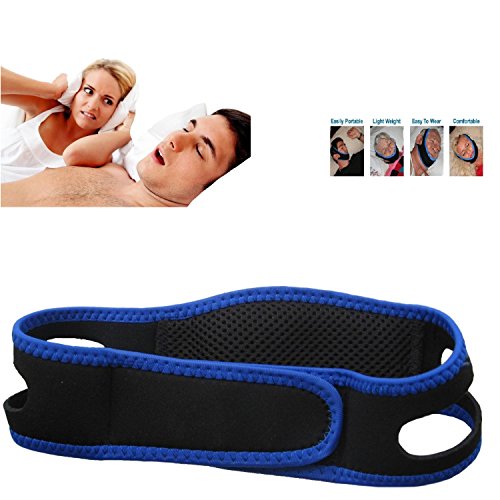 Hot Anti Ronflement Anti ronflement apnée Mâchoire Support pour ceinture Mentonnière anti-ronflements