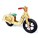 Price comparison product image Premium Wooden Balance Running Bike – Vespa Style Scooter Kids Toddlers Run Bikes - Rome