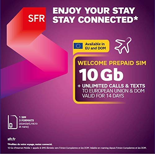 Carte SIM prépayée SFR Welcome