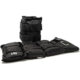 FFitness Pesi Polsi e Caviglie Wrist/Ankle Weights (2 x 3 kg) con Cinturino Regolabile | Pesi per Potenziamento Muscolare e A