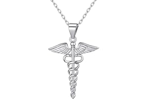 ChicSilver Srebro wysokiej próby 925, krzyż Jezus, oko Horusa, gwiazda Dawida, krzyż, naszyjnik, dla mężczyzn, kobiet, ochrona religijna, biżuteria (z pudełkiem prezentowym)