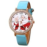 Junjie Dame Armbanduhr Männer Herren Fitness Frauen Vogue Tischuhr Smartwatch Älteres Spiegel Uhr Schnee Haus Lederband Uhren Edelstahl Armband Sport Holz Uhr minimalistischen Uhr Hakenschnalle