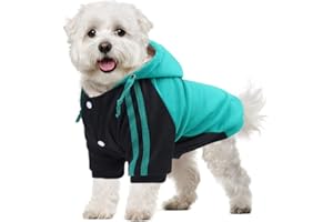 FEimaX Sudadera con Capucha Cálido para Perros Pequeños Mascotas Ropa de Invierno Cachorro Abrigo Chaqueta Suave Camiseta para Perro Gato Chihuahua
