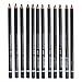 12PCS Black Eye Makeup Waterproof Eyeliner Eyebrow Pencil Beauty Lip Liner Pen Cosmetics Kits