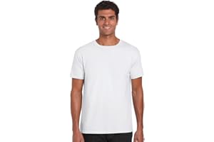 Gildan Men's Adult Softstyle Crew Neck 64000 Regular Fit Short Sleeve T-Shirt