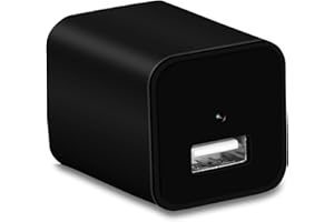 HIKAM Kamera 4K Ultra HD, mała kamera wewnętrzna, wysoka jakość obrazu, szeroki kąt widzenia 130°, inteligentne rozpoznawanie zbieżności, gniazdo na kartę microSD