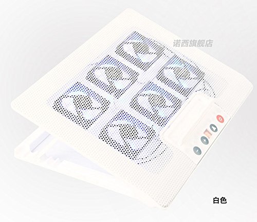 Ablage zur Lüftung des Laptops LED-Leuchte, 2 USB, kompatibel mit PCs von 12 bis 17 Zoll