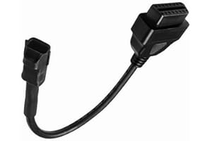 Goliton Cavo adattatore diagnostico OBD2 OBDII 3 Pin a 16 Pin compatibile con Moto KYMCO