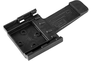 KR PARTS Halter für Unterlegkeil | 6 mm Bohrung | Kunststoff | PKW | Anhängerteile | Unterlegkeile | Fahrzeugteile | Schlepperteile | Werkstatt | Ausrüstung | Keil